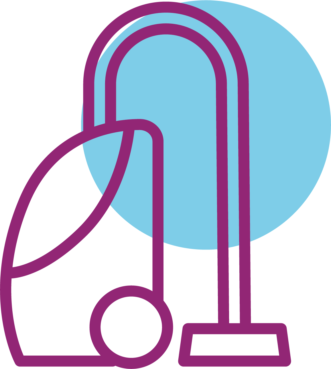 Piktogramm eines Staubsaugers, Icon